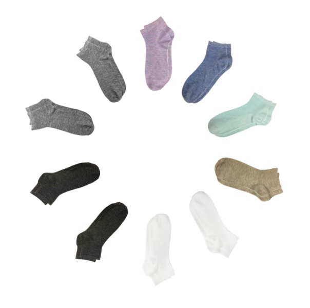 capelli-new-york-ladies-socks-low-cut-socken-10er-pack-meliert image 2