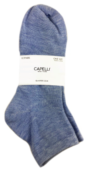 capelli-new-york-ladies-socks-low-cut-socken-10er-pack-meliert image 3