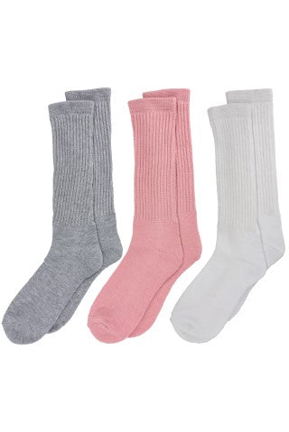 capelli-new-york-damen-socken-3er-pack-slouch-crew image 1