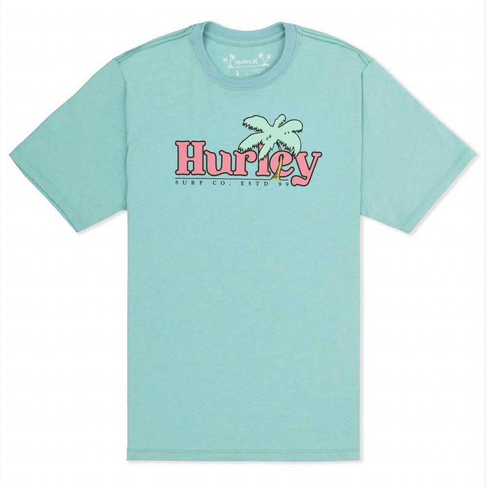 hurley-oz-t-shirt-herren-m-kurzarm-rundhals-frontprint image 3