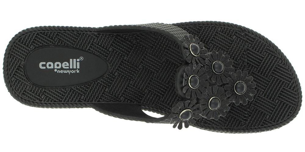 capelli-new-york-flip-flop-zehentrenner-keil-schwarz-damen image 4