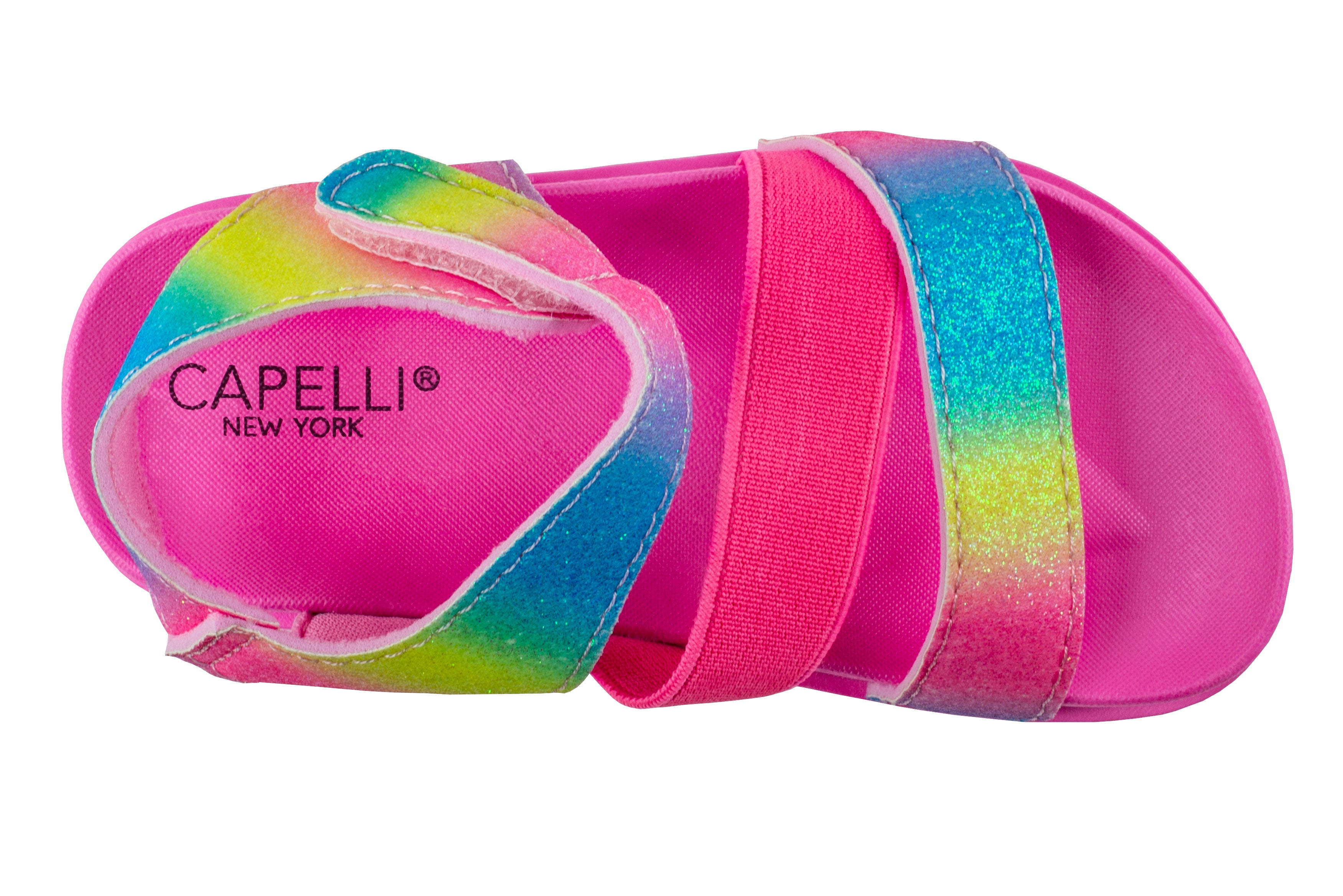 capelli-new-york-toddler-slippers-glitzer-sandalen-mit-klett image 4