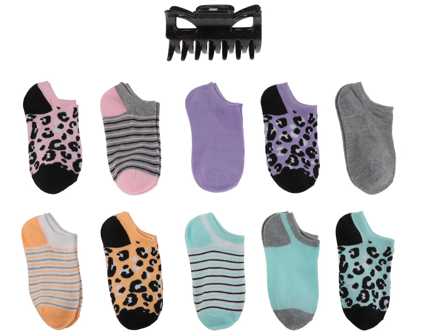 capelli-new-york-charlotte-cheetah-no-show-socken-m-dchen-10er image 1