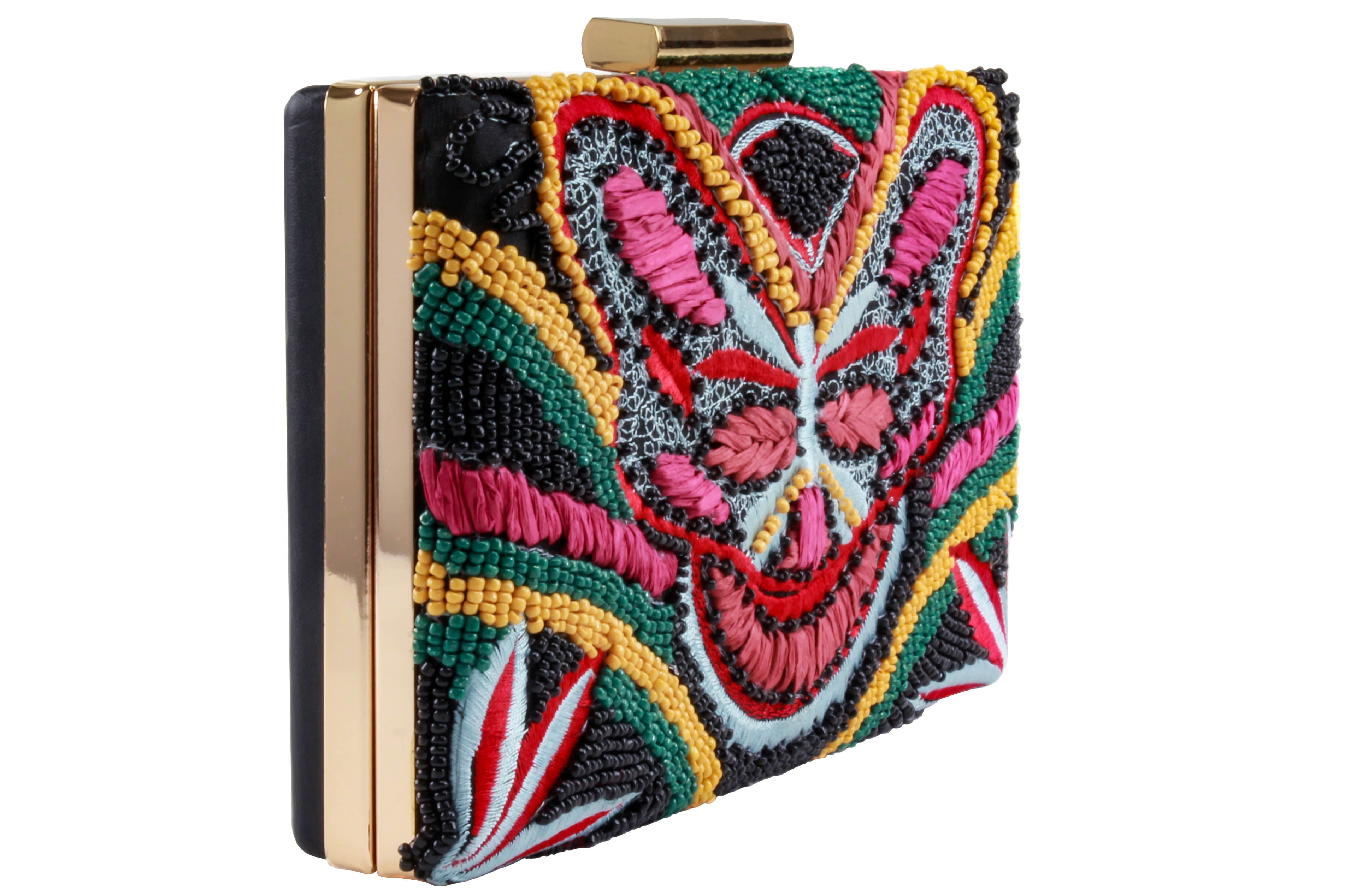 capelli-new-york-ladies-handbags-perlen-clutch-mit-kette image 3