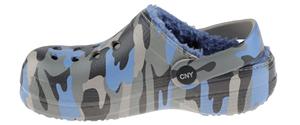 capelli-new-york-boys-clogs-camouflage-clogs-mit-fellfutter image 2