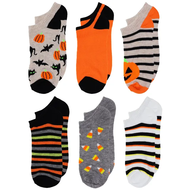 capelli-new-york-ladies-sneaker-socken-halloween-6er-pack image 1