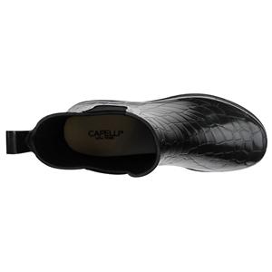 capelli-new-york-ladies-shiny-croco-regenstiefel-kurz-gl-nzend image 5