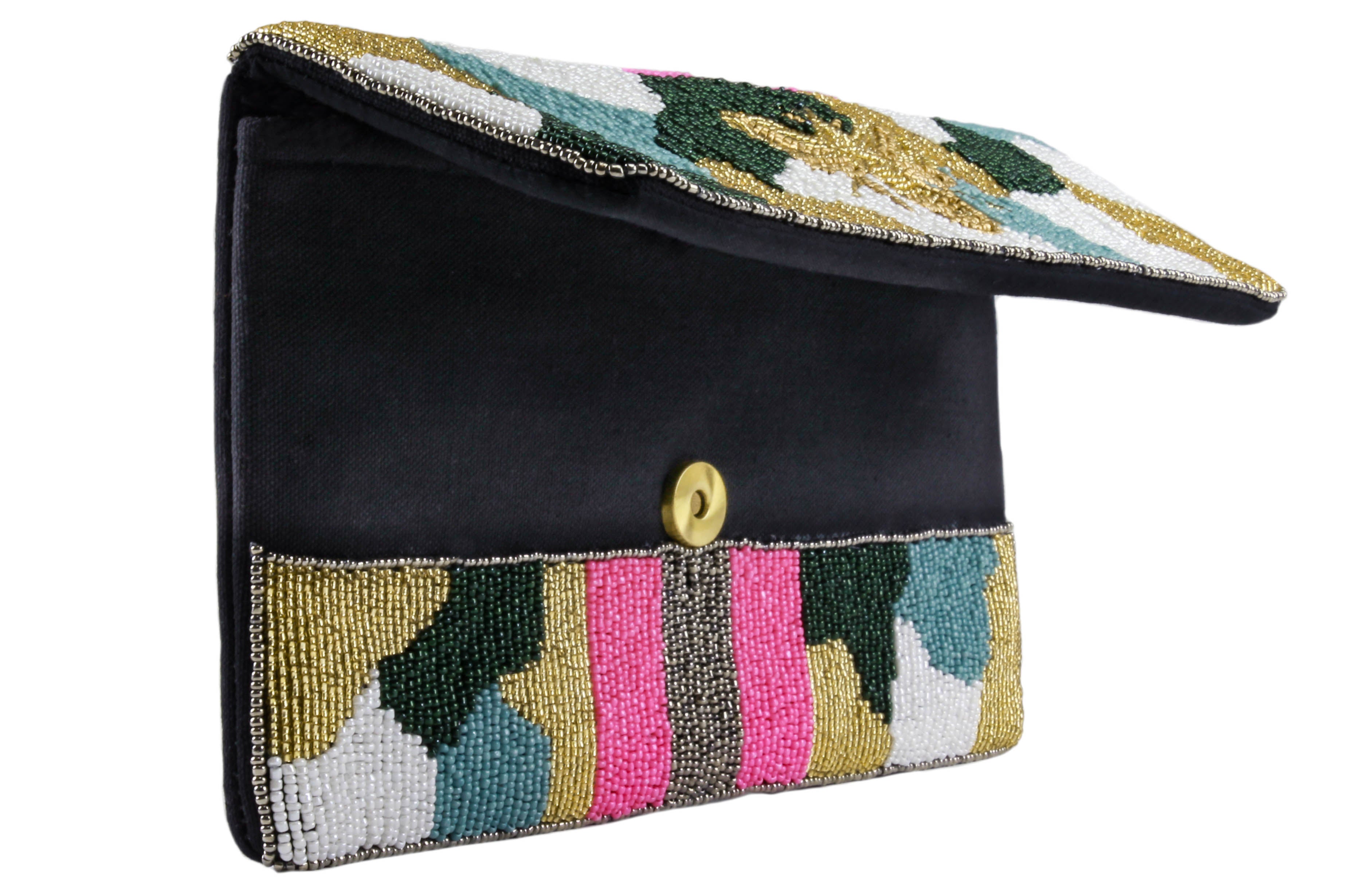 capelli-new-york-beaded-clutch-abendtasche-perlen-mit-kette image 4