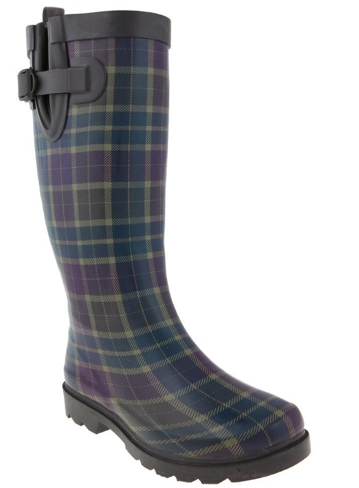 capelli-new-york-ladies-rain-boots-karo-gummistiefel-hoch image 1