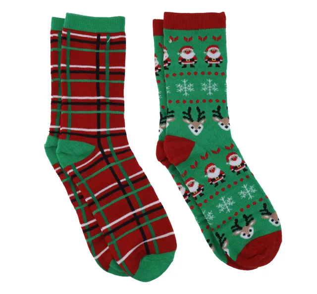 capelli-new-york-ladies-fairisle-socken-2er-weihnachten image 1