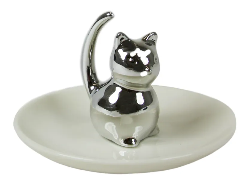 capelli-new-york-trinket-trays-katzen-schmuckschale-aus-keramik image 1