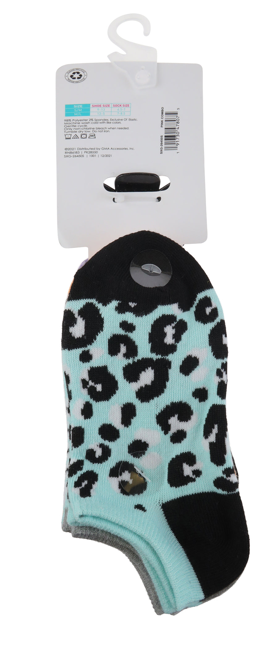 capelli-new-york-charlotte-cheetah-no-show-socken-m-dchen-10er image 3