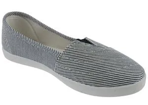 capelli-new-york-sneaker-damen-slip-on-stoff-grau-muster image 1