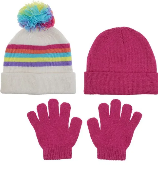 capelli-new-york-girls-m-tze-handschuhe-set-3tlg-pompon image 1