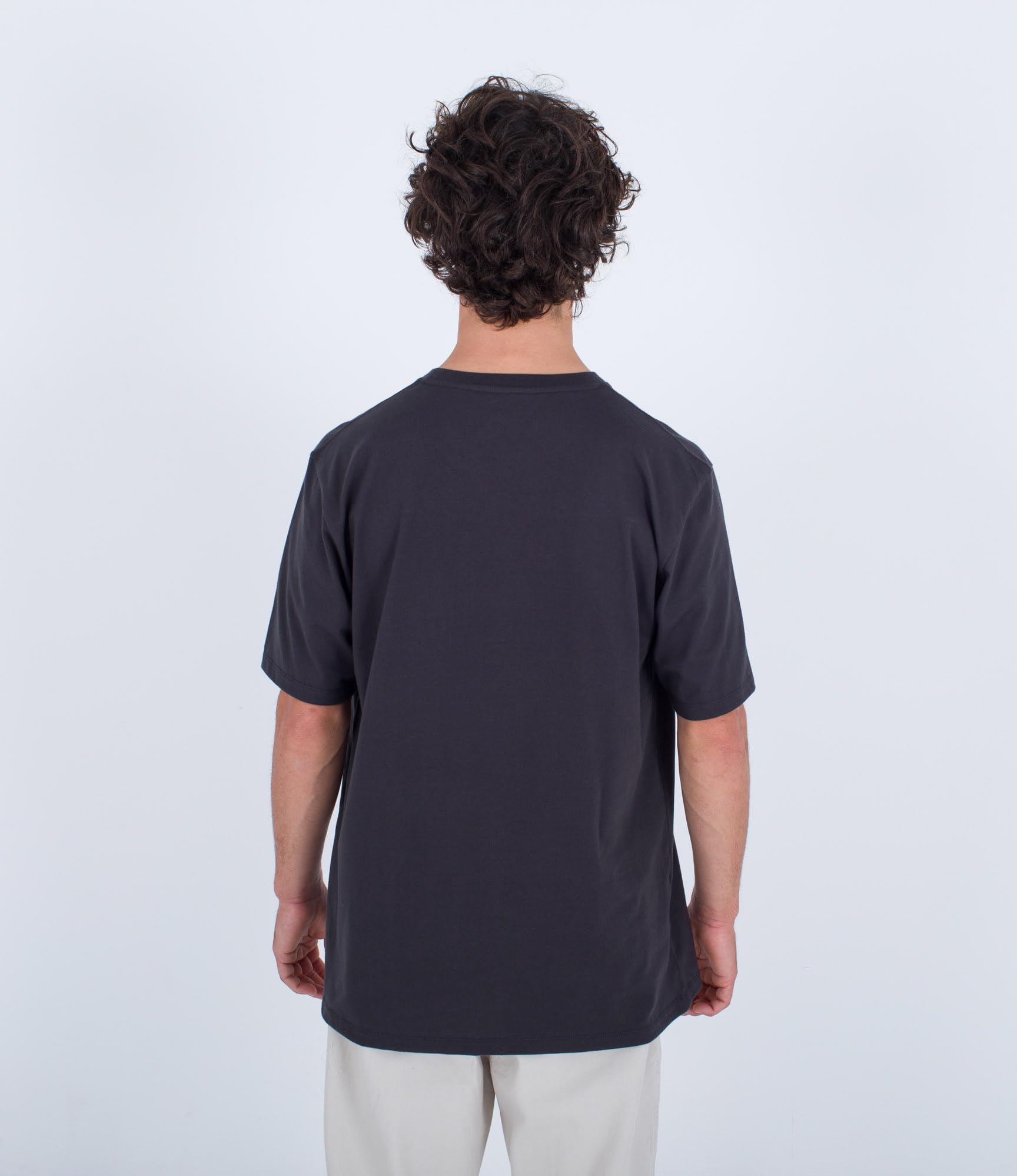 hurley-toledo-pocket-t-shirt-herren-m-schwarz-baumwolle image 4
