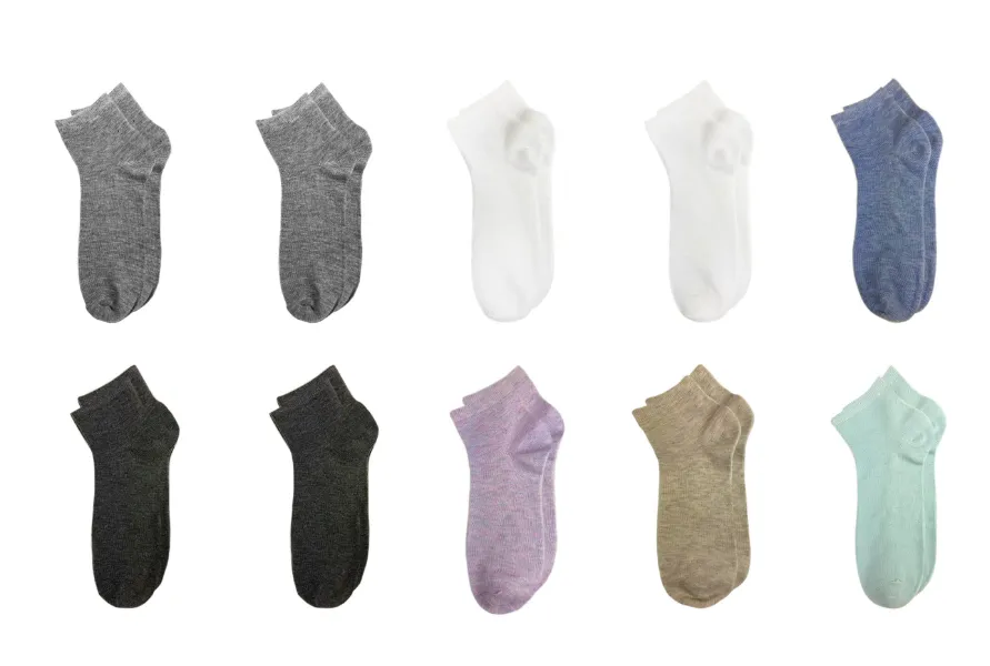 capelli-new-york-ladies-socks-low-cut-socken-10er-pack-meliert image 1