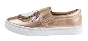 capelli-new-york-girls-sneaker-einhorn-slip-on-ros-gold-gr-1 image 4