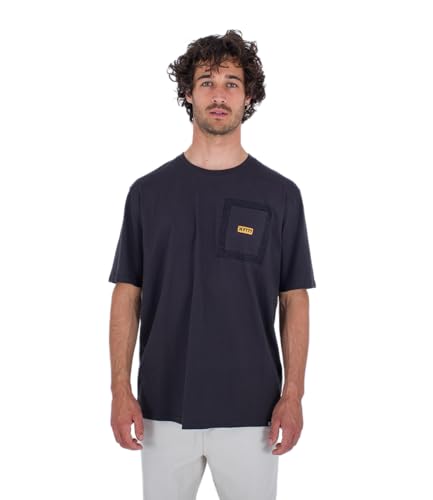 hurley-toledo-pocket-t-shirt-herren-m-schwarz-baumwolle image 8