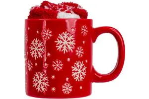 capelli-new-york-snowflake-wide-can-mug-tasse-18oz-mit-socken-set image 1