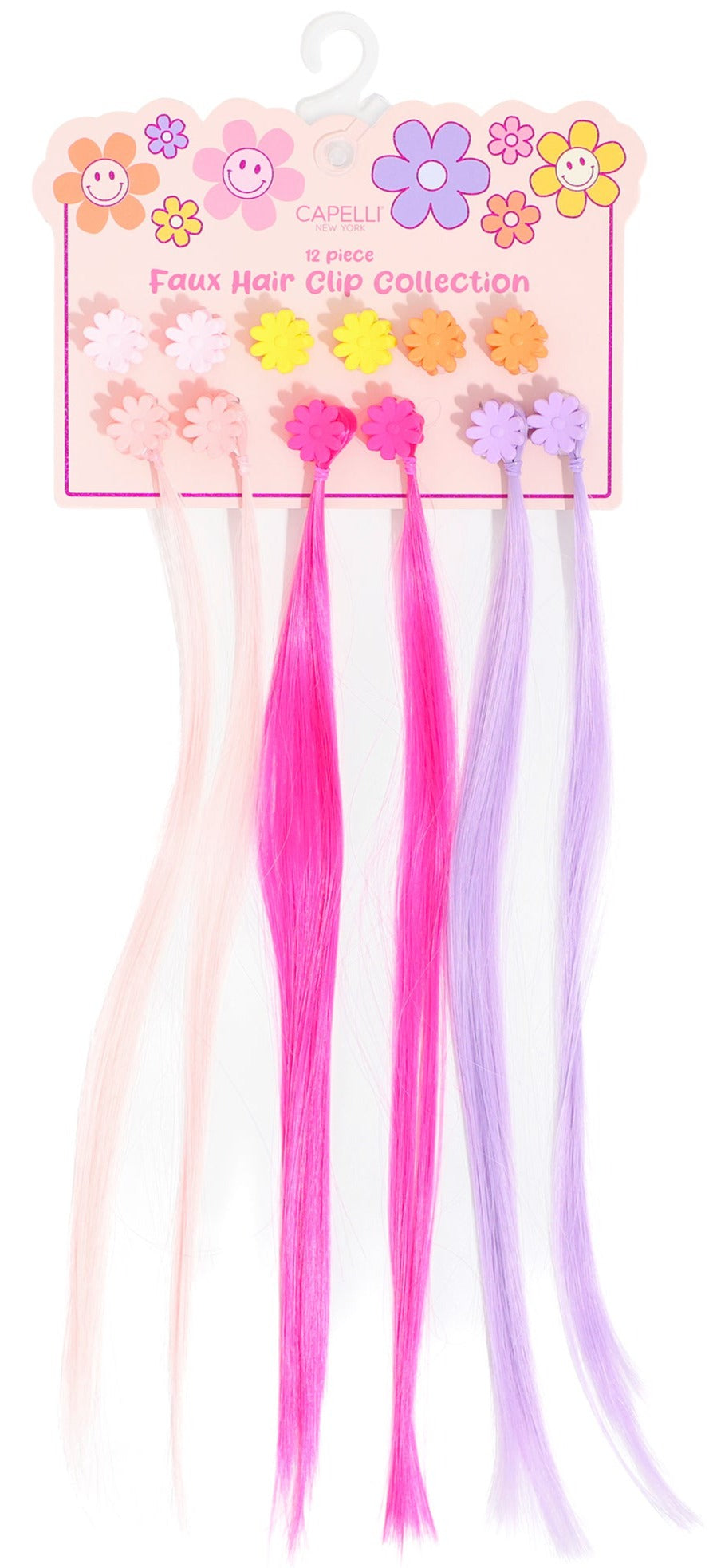 capelli-new-york-girls-12pc-flower-clips-haarschmuck-multi image 1