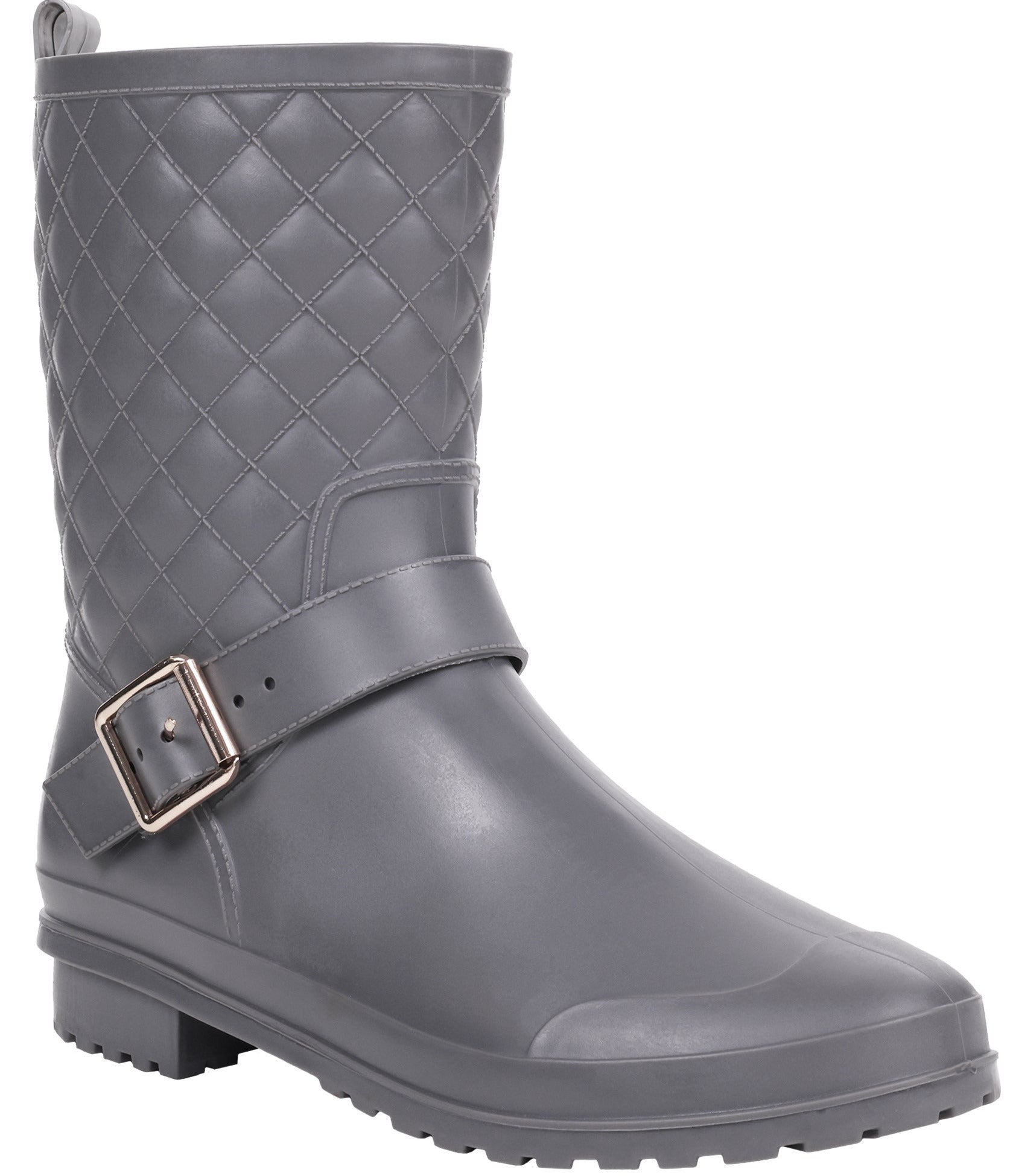capelli-new-york-ladies-rain-boots-gummistiefel-grau-matt image 1