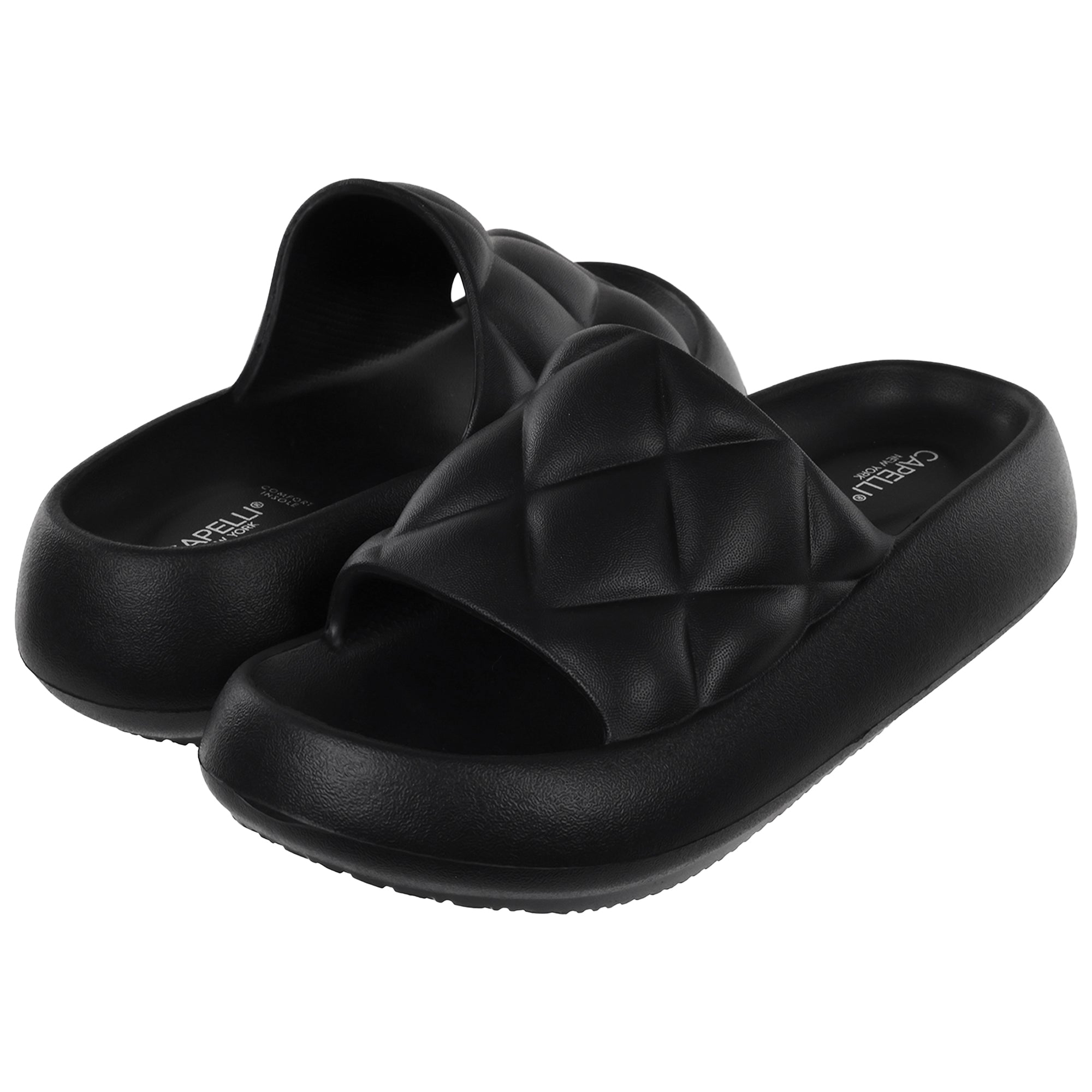 capelli-new-york-quilted-slide-damen-pantoletten-eva-gesteppt image 3