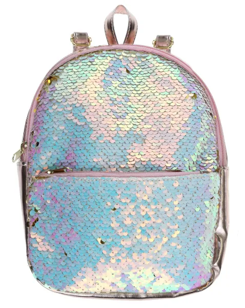capelli-new-york-girls-bags-mini-rucksack-pailletten-gold image 1