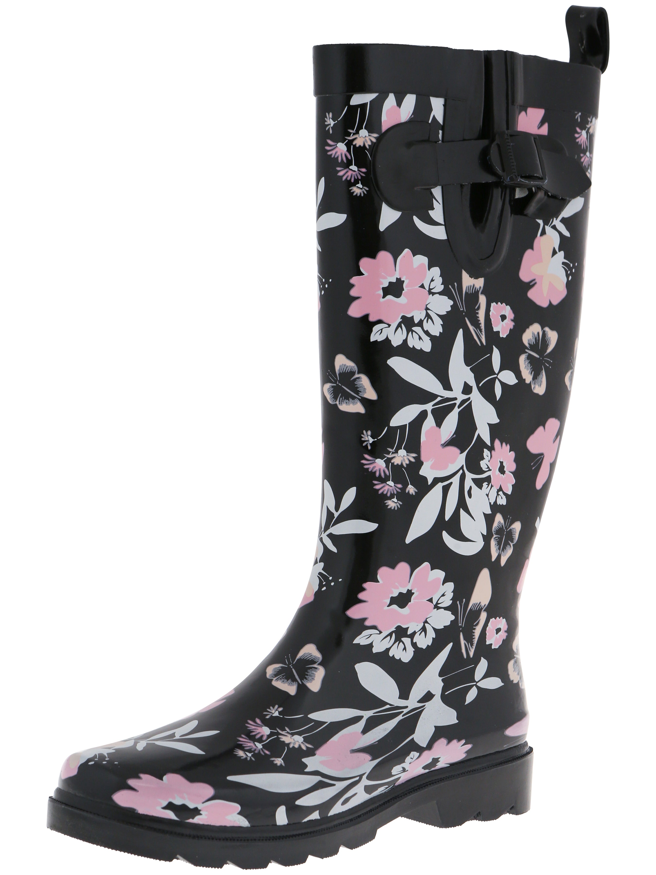 capelli-new-york-ladies-rain-boots-butterfly-gummistiefel-hoch image 2