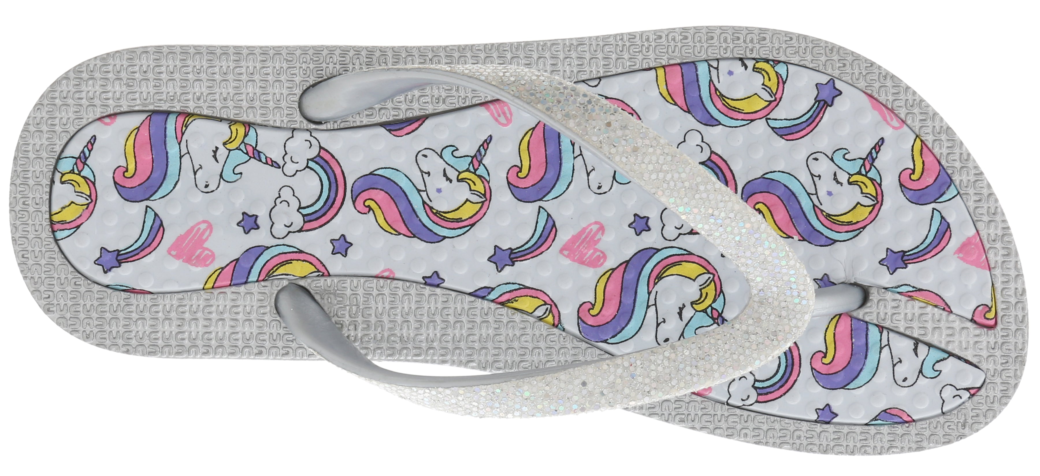 capelli-new-york-girls-glitter-unicorn-flip-flop-einhorn-glitzer image 2