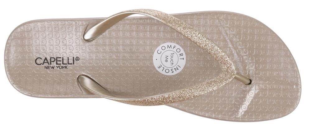 capelli-new-york-ladies-flip-flops-glitter-jelly-sandale image 4