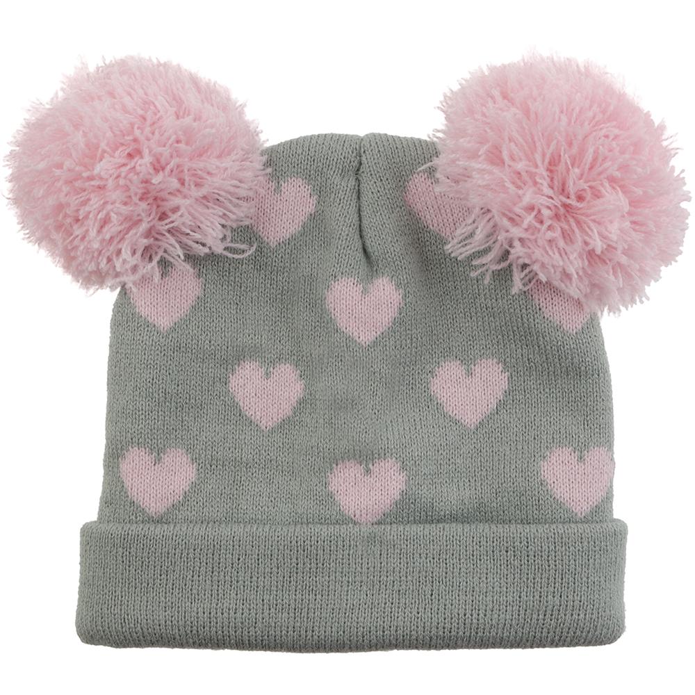 capelli-new-york-baby-m-tze-handschuhe-set-herz-grau-12-24m image 2