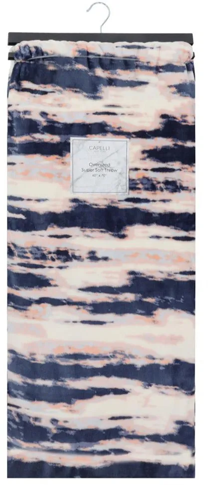 capelli-new-york-tie-dye-stripe-kuscheldecke-152x178-cm image 1
