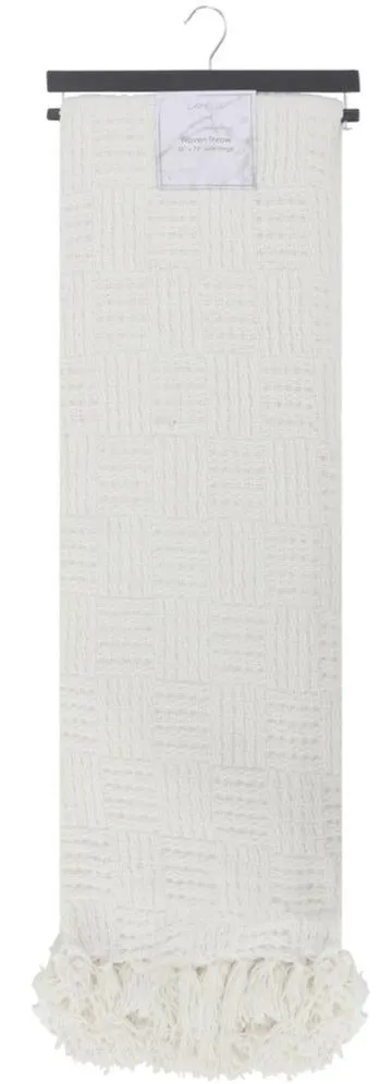 capelli-new-york-woven-throw-decke-mit-fransen-127x190-cm image 1