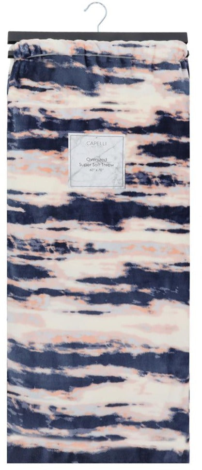 capelli-new-york-tie-dye-stripe-kuscheldecke-152x178-cm image 1