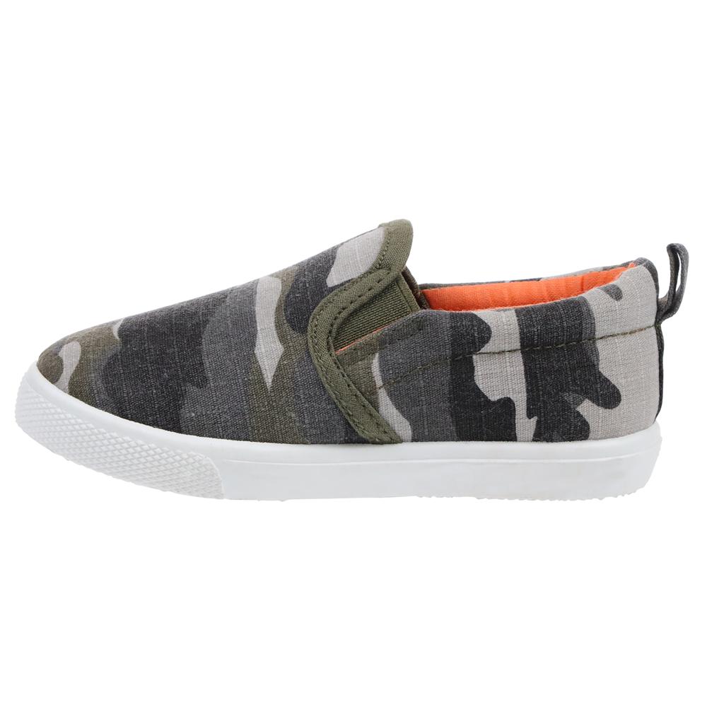capelli-new-york-toddler-sneakers-camo-slip-on-jungen-canvas-grau image 3