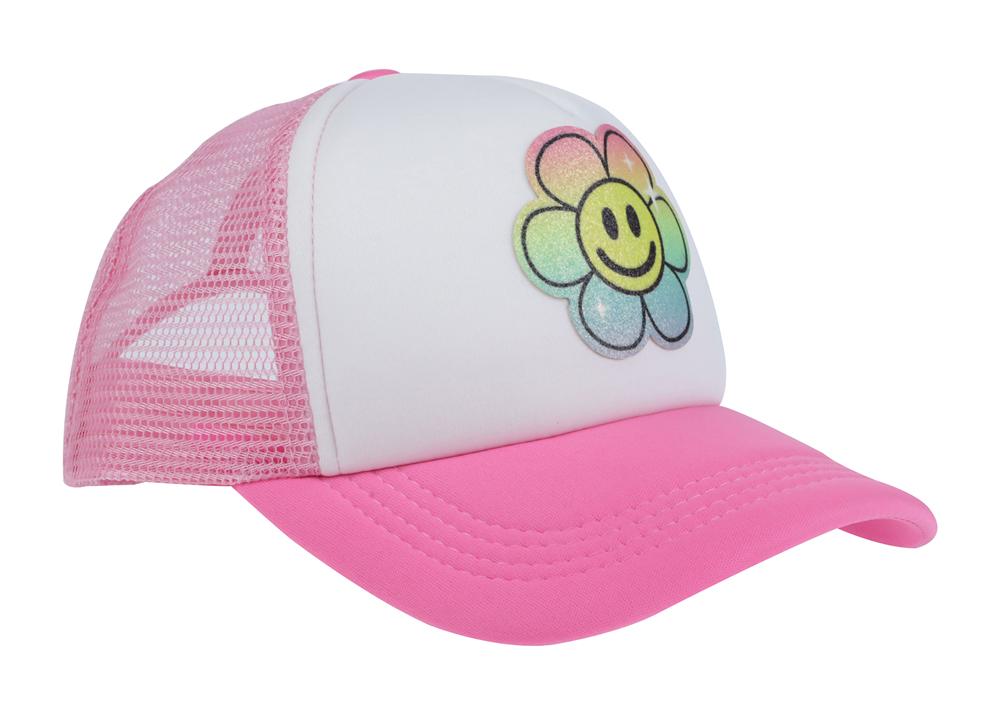 capelli-new-york-flower-smiley-trucker-cap-rosa-m-dchen image 2
