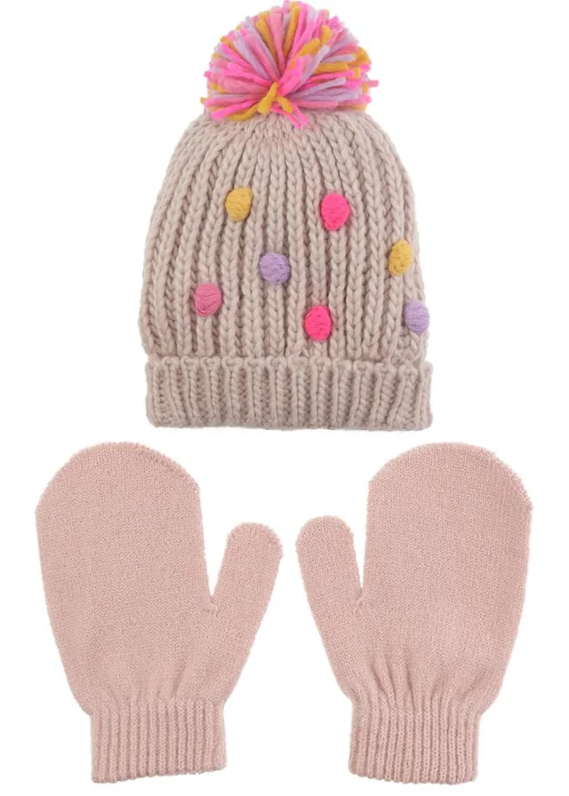 capelli-new-york-infant-cold-weather-m-tze-set-pink-combo-12-24-m image 1