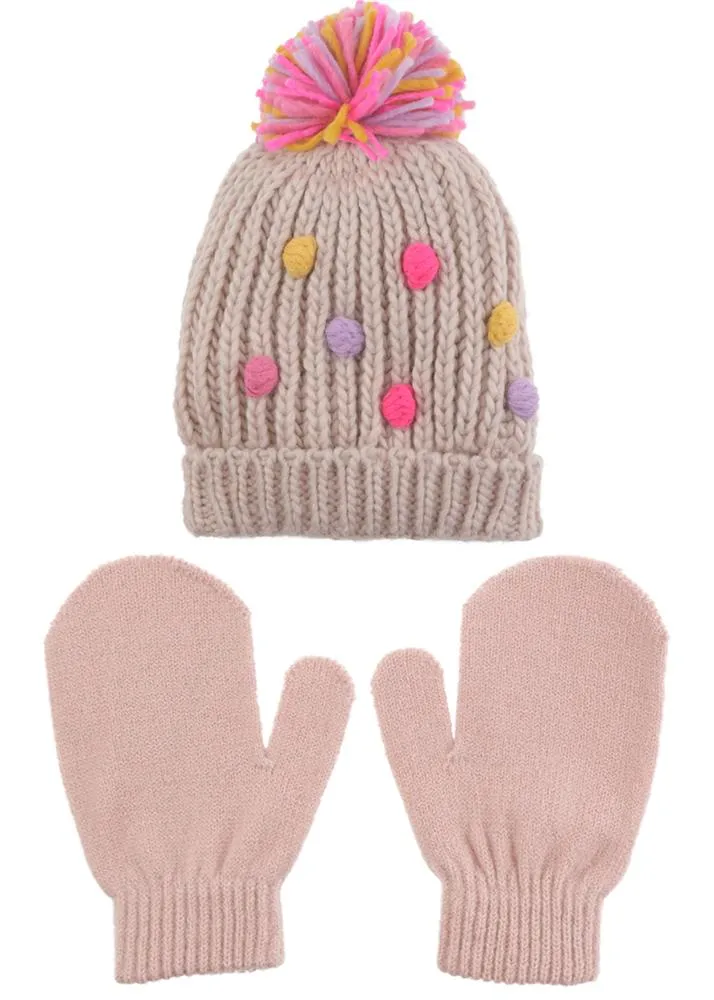 capelli-new-york-infant-cold-weather-m-tze-set-pink-combo-12-24-m image 1