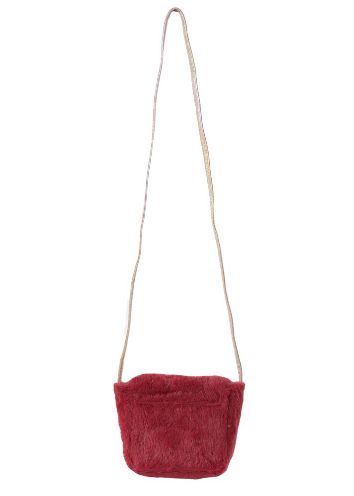 capelli-new-york-girls-bags-mini-umh-ngetasche-m-dchen-kunstfell-mit-herz image 4