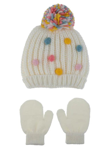 capelli-new-york-m-tze-handschuhe-set-baby-12-24m-rosa image 1