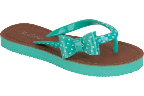 capelli-new-york-charlotte-flip-flops-kleinkinder-punkte-schleife image 1