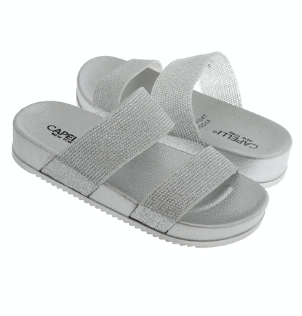 capelli-new-york-girls-flip-flops-silver-glitter-sandale-silber image 2