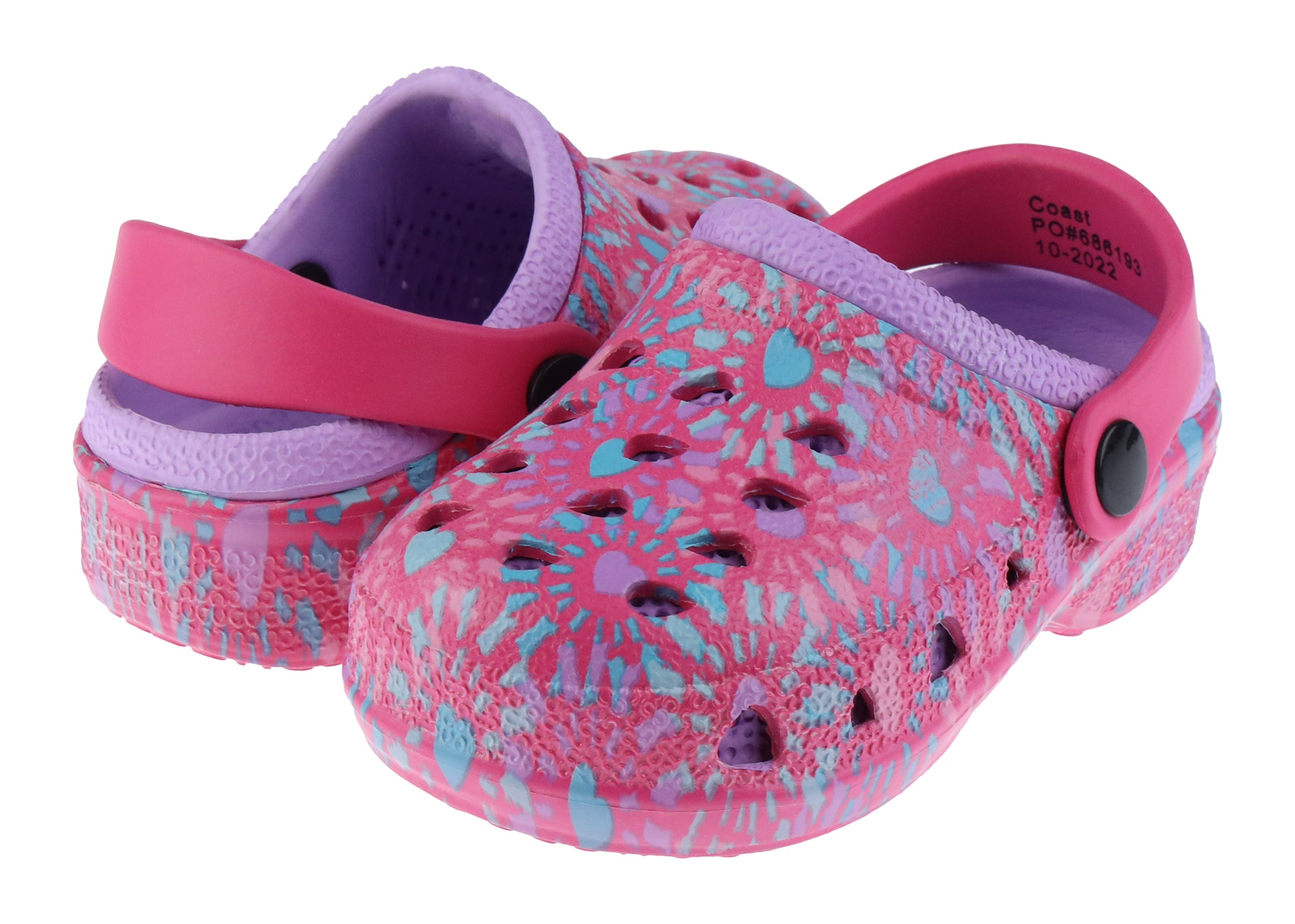 capelli-new-york-tie-dye-hearts-clogs-eva-bunt-kleinkinder image 2