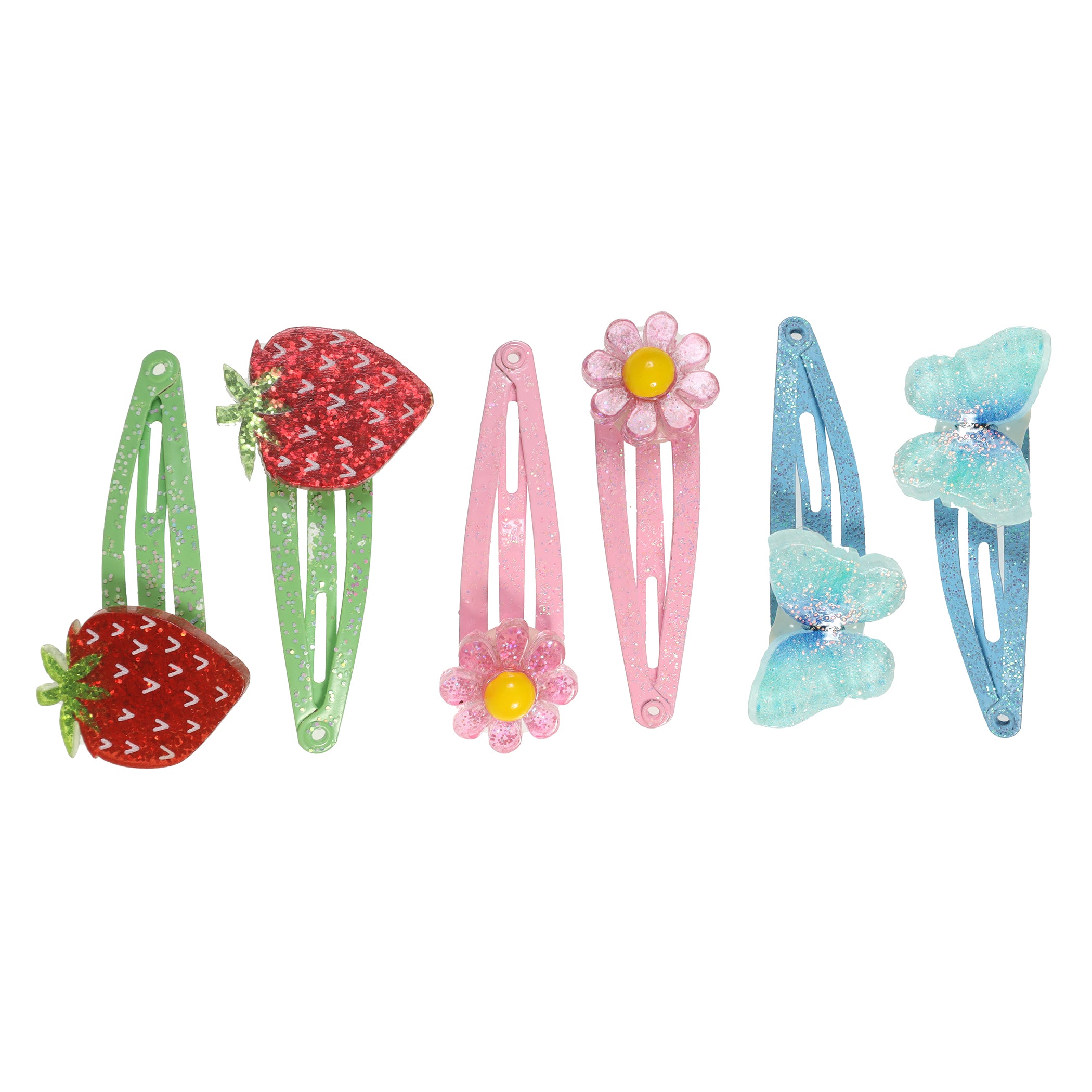 capelli-new-york-girls-hair-accessories-haarspangen-set-12-tlg-erdbeere image 3