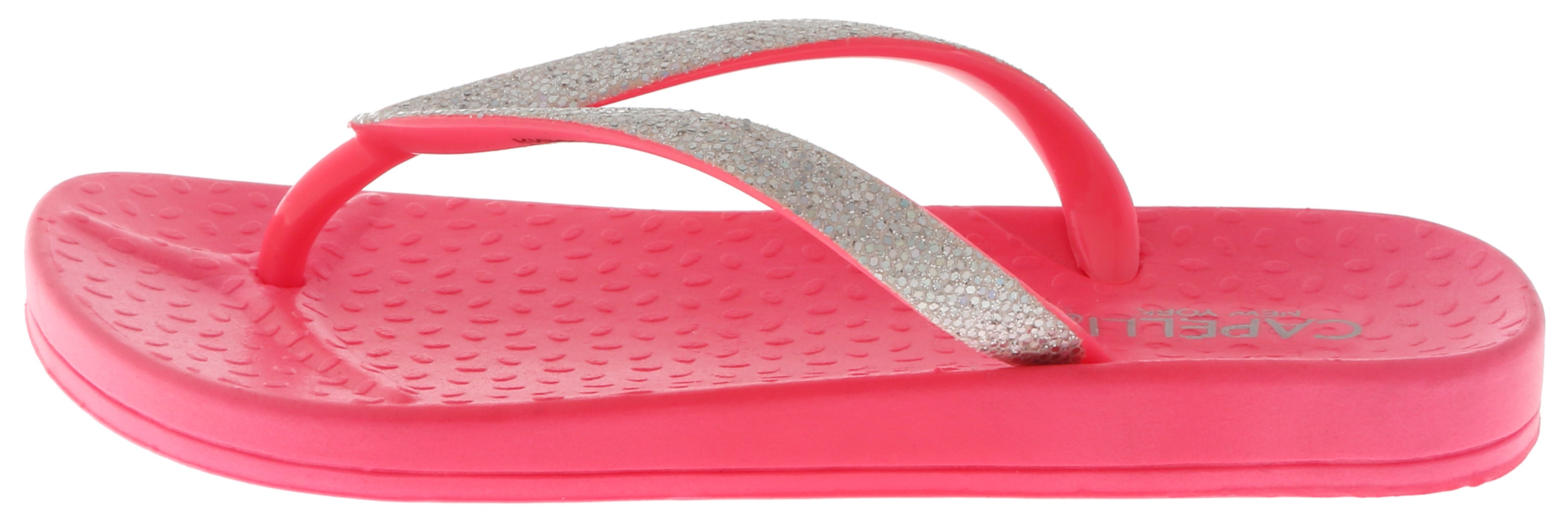 capelli-new-york-girls-jelly-flip-flop-zehentrenner-glitzer image 2