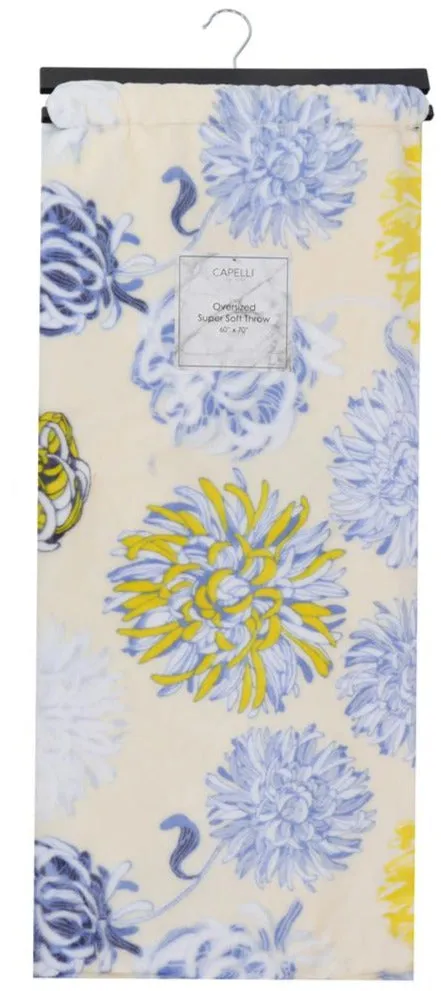capelli-new-york-dahlia-outlines-kuscheldecke-micro-60x70 image 1