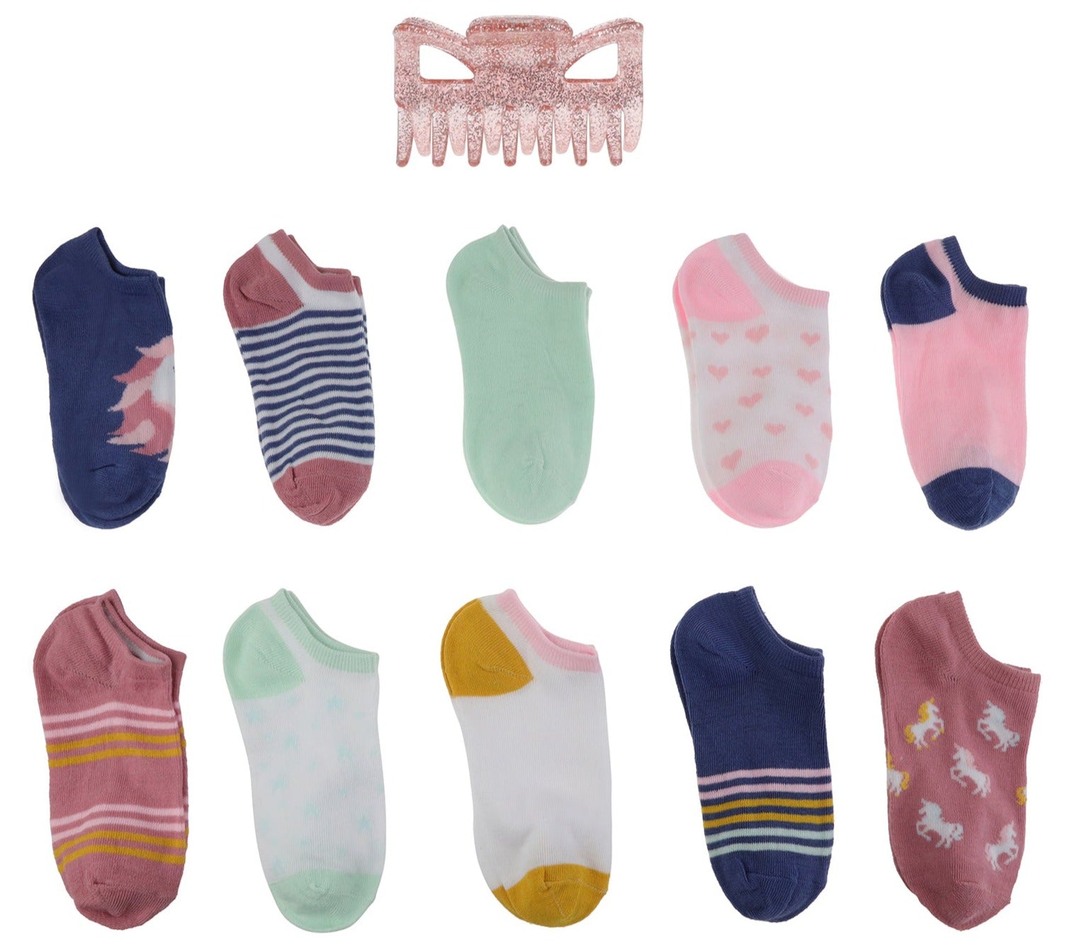 capelli-new-york-girls-socks-f-linge-einhorn-10er-pack image 1