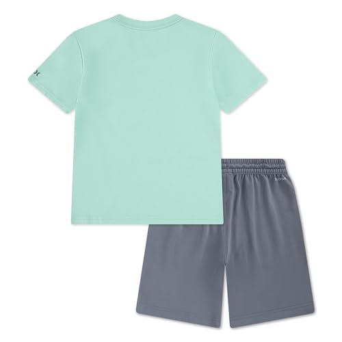 hurley-t-shirt-shorts-set-jungen-grau-8-10-jahre-grafik image 7
