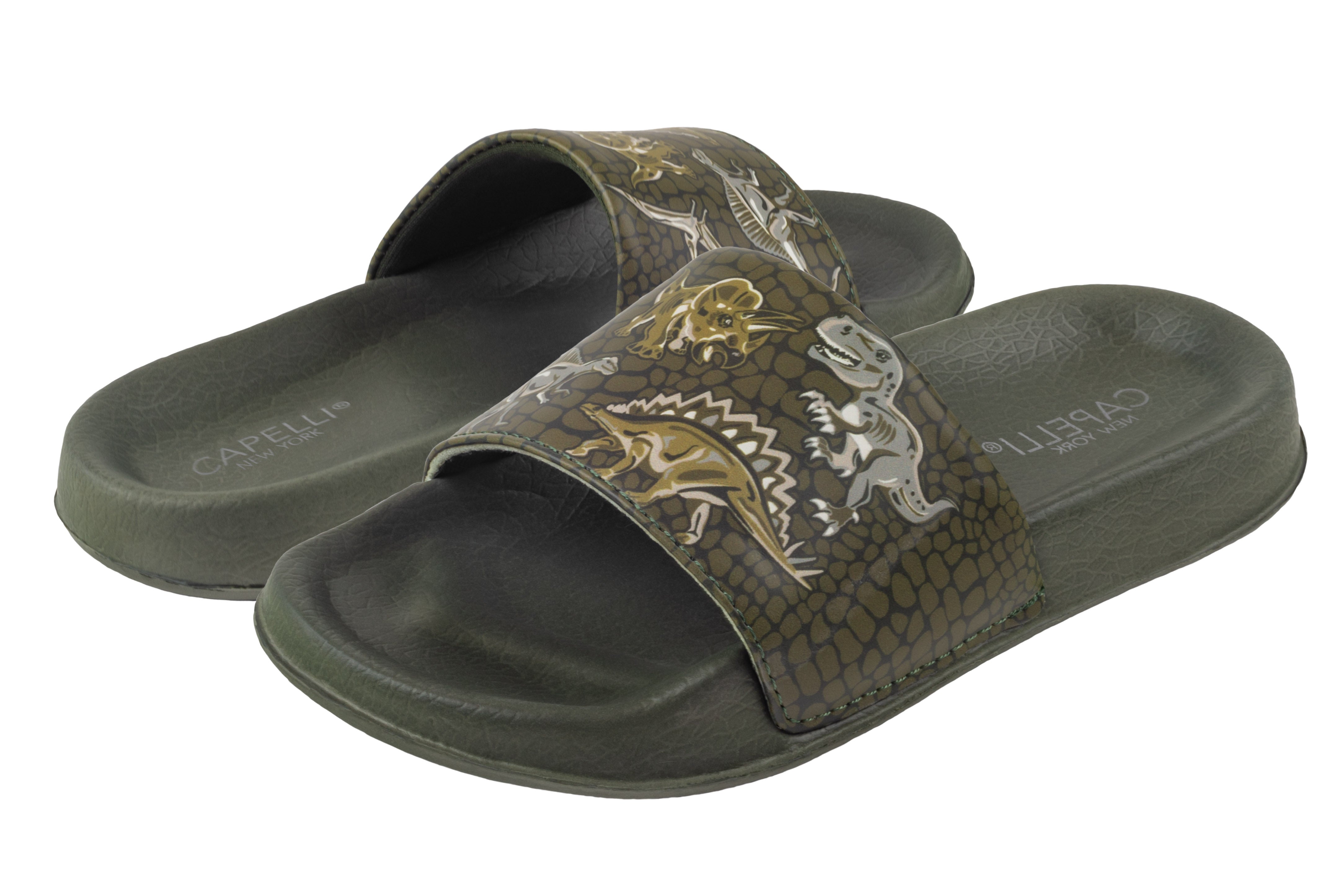 capelli-new-york-boys-flip-flops-dino-slides-kunstleder image 2