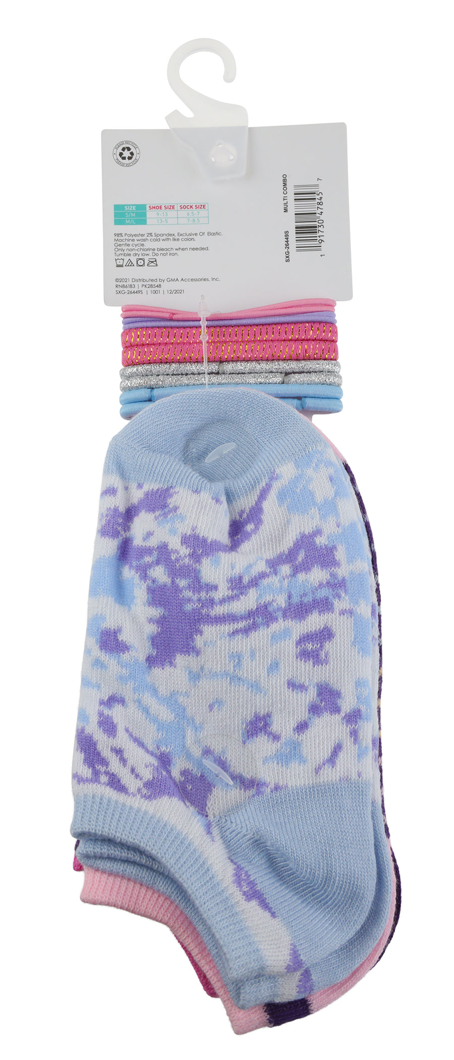 capelli-new-york-charlotte-sneakersocken-10er-tie-dye-kurz-m-dchen image 4